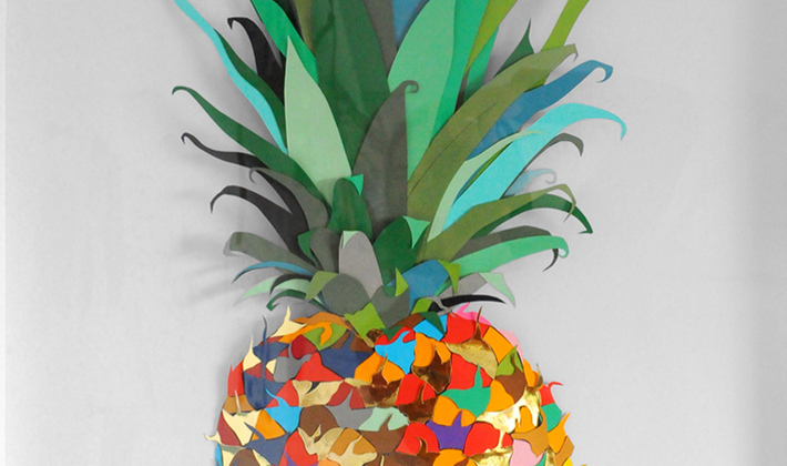 Colour Paper Pineapple