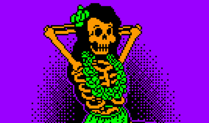 Hula Skeleton 
