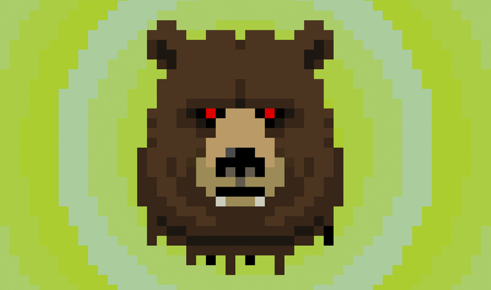 Decapitated Bear Head Is Watching You