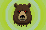 Decapitated Bear Head Is Watching You 