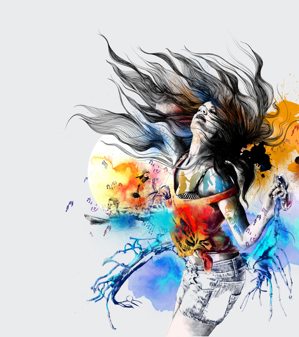 GABRIEL MORENO ILLUSTRATIONS  Portrait art, Art painting, Drawings