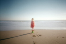 Girl on a Green Bucket