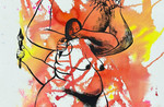 Sandar Khine_Our Revolution, 2_acrylic on paper_76 x 56cm_2022_karinwebergallery.jpeg