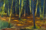 GALA FINE ART Tom Hughes, Magical Light, Leigh Woods, oil on board, 25 x 22 cm, 43 x 40 cm framed £525.jpg