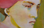 J LeRoy Smith, The Historian, watercolour over tracing paper, 29 x 20 cm, 2025.jpg
