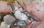 Caroline Romer_Red and grey sea pebbles, Devon.JPG